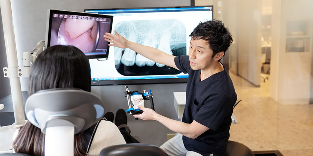 カリーナシステムによる治療説明