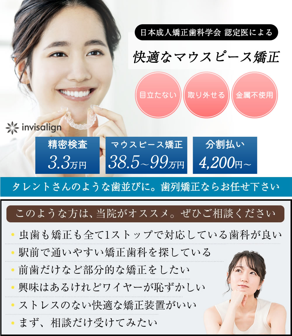 矯正歯科・マウスピース矯正