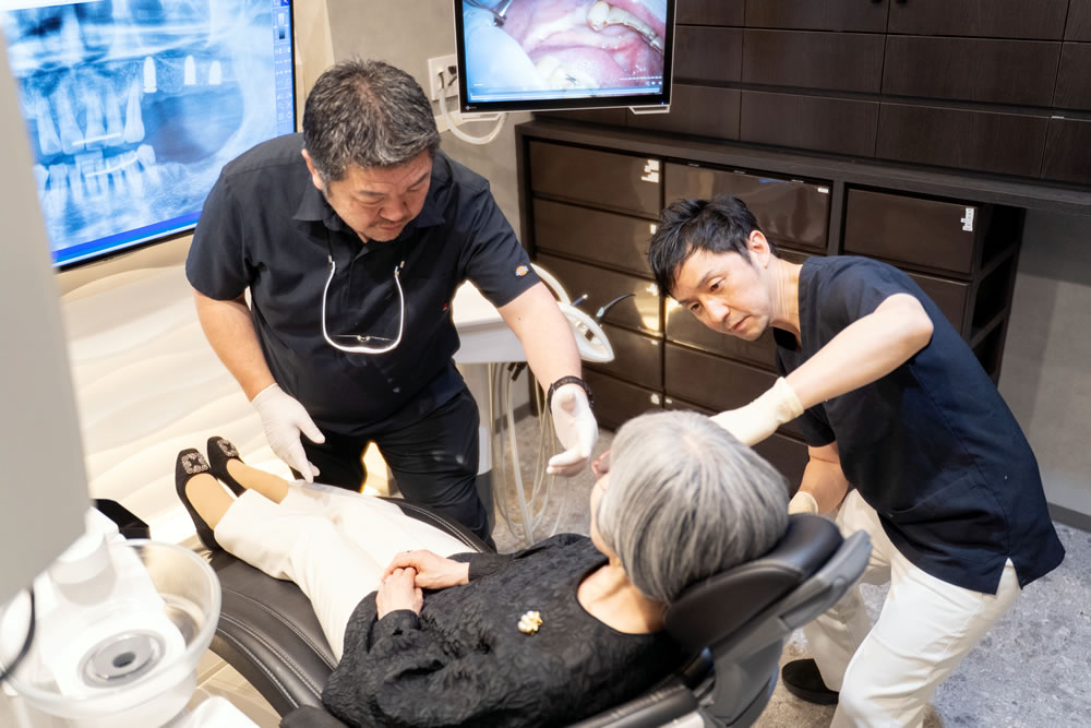 歯科技工士の同席